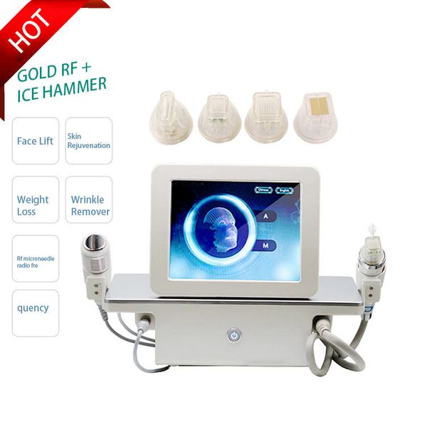 Nuovi prodotti 2023 Professionale 2 in 1 Rimozione delle rughe Ringiovanimento della pelle Face Lift Fractional Rf Microneedle machine Beauty Equipment