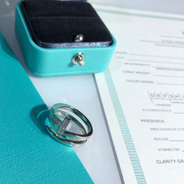 Neue Diamant-Draht-Ring Luxurys Designer Mode quadratischen Ring Männer und Frauen Goldband Ringe Paare versprechen Verlobungsring Schmuck personalisiertes einfaches Urlaubsgeschenk