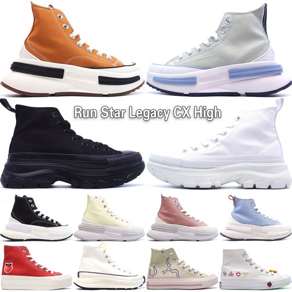 Top Run Star Legacy CX High Tela Scarpe Chuck 70 at-CX da donna Donne Casual Shoe Sunshine Sunshine Egret Khaki Gum Sneakers Outdoor Sneakers dimensione 36-44
