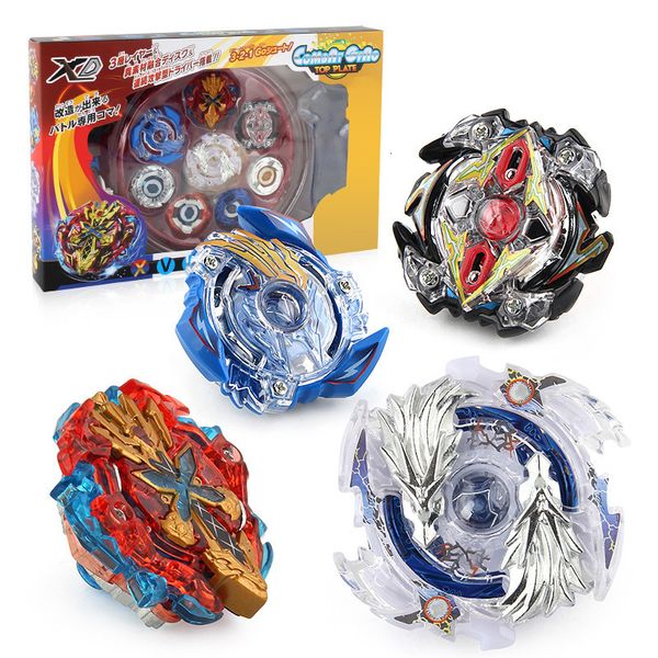 Beyblade Arena Beyblade Brust Gyro Trottola 4 in 1 Set Lega XD168 1 Maniglia er Battle Stadium Fighting Ragazzi Giocattolo Regali per bambini 230331