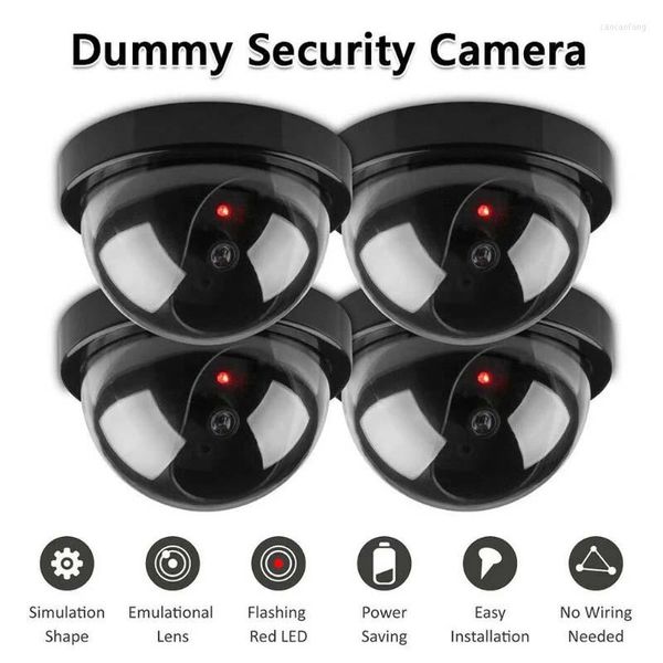 Fake Simulation Burglar Alarme Security Webcam Webcam Indoor Outdoor Universal Surveillance LED LED Emular Câmera de Aviso