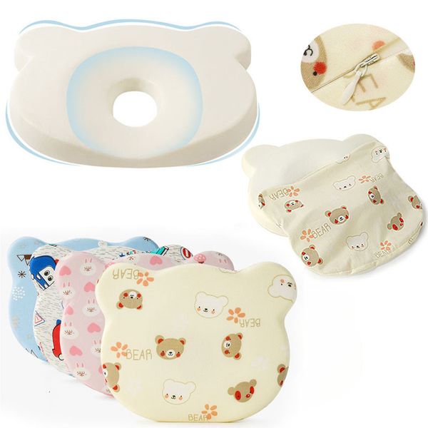 Almofadas Almofadas de espuma de memória de bebê Cute Born Born Cabeça Proteção Positioning Positioning Position para suprimentos de cama 230331