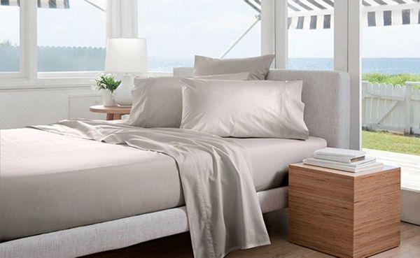 Conjuntos de roupas de cama 4 PCs 1600 TC TC Egyptian Cotton Set folha plana Tampa de edreca travesseiros KQ Tamanho Silver