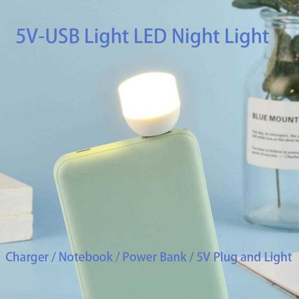 Luci notturne LED Night Light USBlight Mobile Power Camping Luce portatile per soggiorno Camera da letto Comodino Corridoio Cucina Bagno Lampada P230331