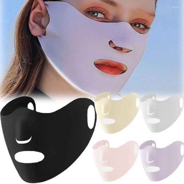 Parti Malzemeleri 1 PCS Yüz Maske Motosiklet Yaz Güneş Koruyucu Tam Şapka Lycra Kayak Boyun Alanı Ultra Ultraviyole Koruma