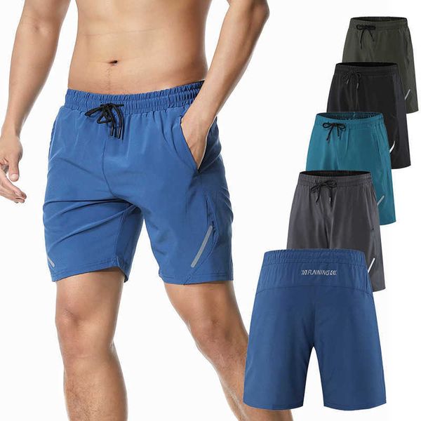 Quick Dry Fit Running Jogging Shorts Herren Mesh Workout Sport Gym Shorts Herren Fitness Kurze Hosen Basketball Fußball Shorts Z0331