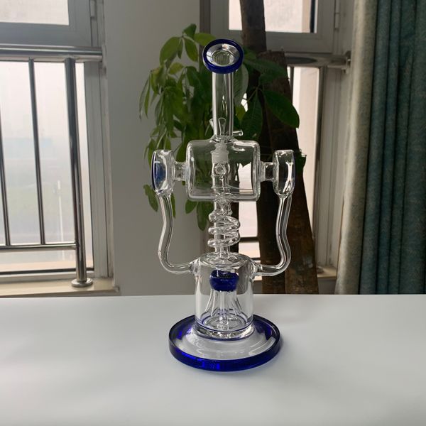 12 inç dab teçhizat nargile bongs toptanlar fiyat çin el yapım cam su boruları