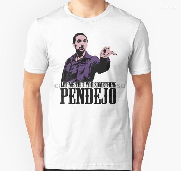 Camisetas masculinas Camiseta Jesus Jesus A grande camisa de Lebowski Deixe-me dizer algo PENDEJO Camiseta em cor PENDEJA TOP TOP