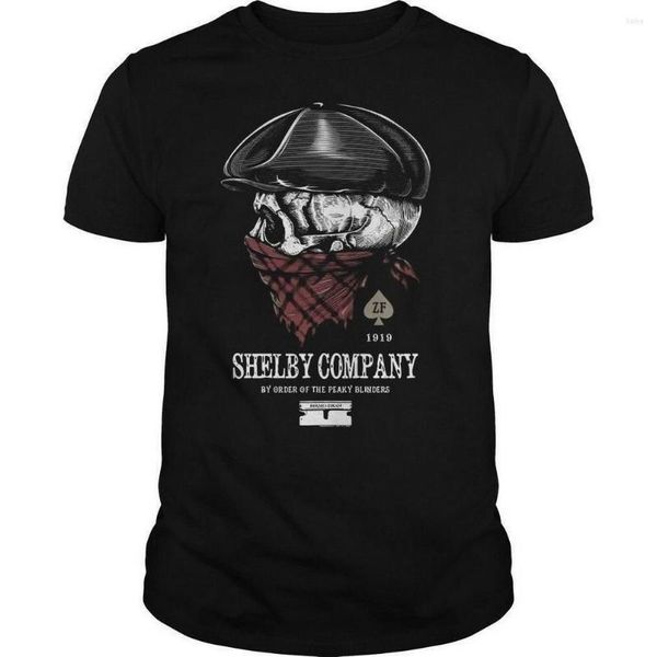 As camisetas masculinas Shelby Company por ordem dos picos de t-shirt roupas de camiseta esgotada feita na camiseta da camiseta personalidade