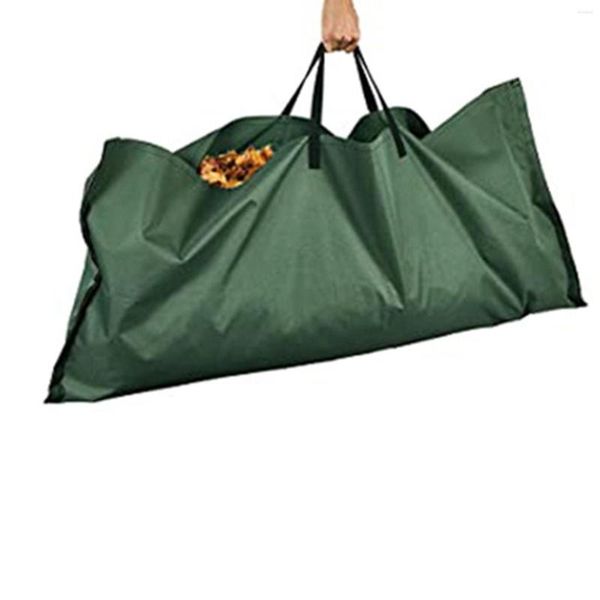 Borse portaoggetti Borsa da giardinaggio Borsa riutilizzabile Oxford impermeabile per rifiuti da giardino per piscine per raccogliere foglie