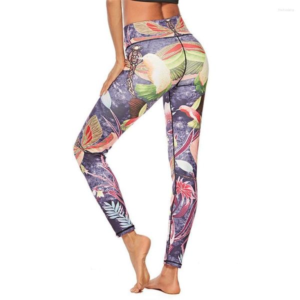 Leggings femininos fitness ao ar livre sexy gótico deporta longitud atlético elástica punk pantalones slim quadril respirável