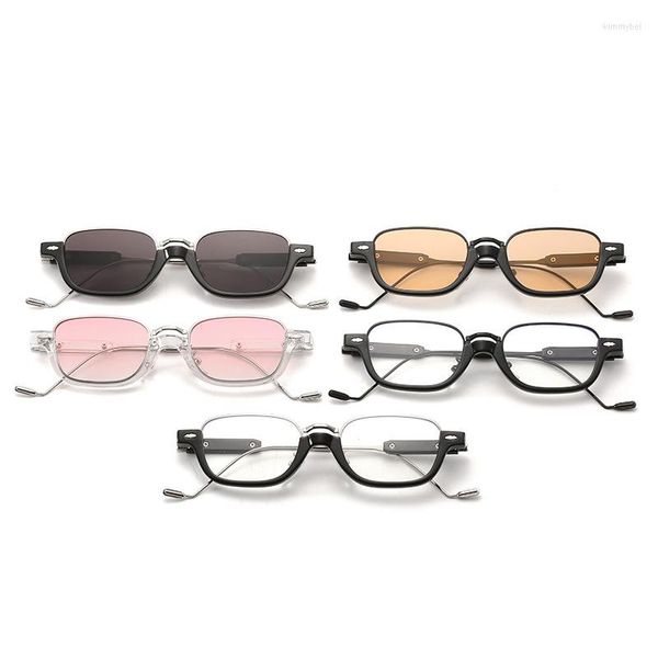 Óculos de sol Personalidade clipe marinho masculino e feminino óculos de sol coloridos