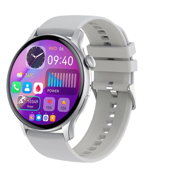 Smart Watch Original Bluetooth Call SmartWatch Женщины мужчины Amoled HD -экран всегда отображают часы часов дам