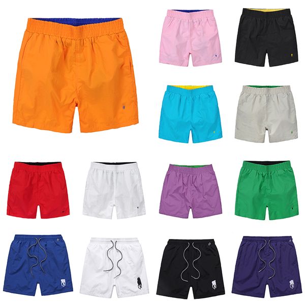 Hochwertiger Luxus-Designer Fashion Ralphs Herren und Damen Freizeitmode Strandshorts Luxurys bestickte Stoff Laurens Clothes Shorts A005