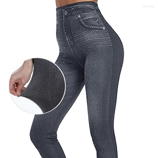 Женские брюки, дамы джинсы 2023 модные джинсовые леггинсы Сексуальные длинные карманные печати летний повседневной карандаш