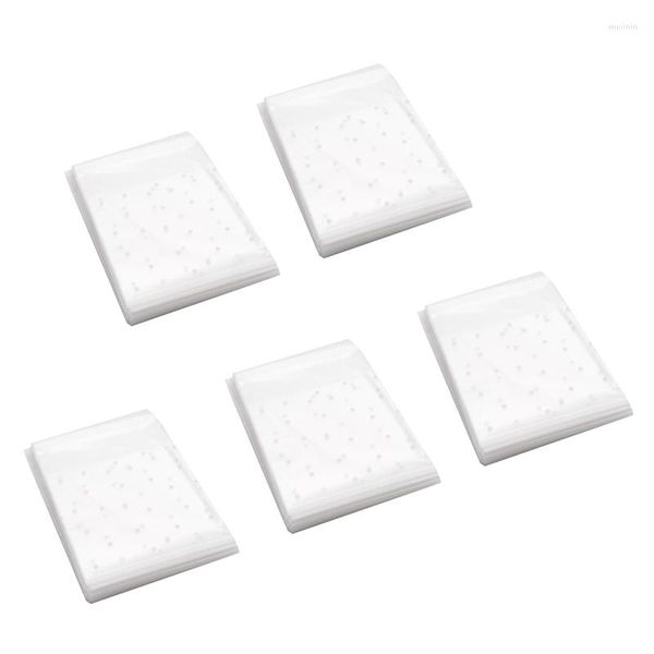 Confezione Regalo 500 Pz Smerigliato Graziosi Puntini Confezione di Plastica Caramelle Biscotti Sapone Sacchetti per Imballaggio Involucro per Cupcake Sacchetto Campione Autoadesivo 7 Cm