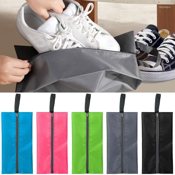 Bolsas de armazenamento 35-42cm Ultralight portátil à prova d'água bolsa de sapatos multifuncionais viagens ao ar livre masculinas organizador de tênis Pounch