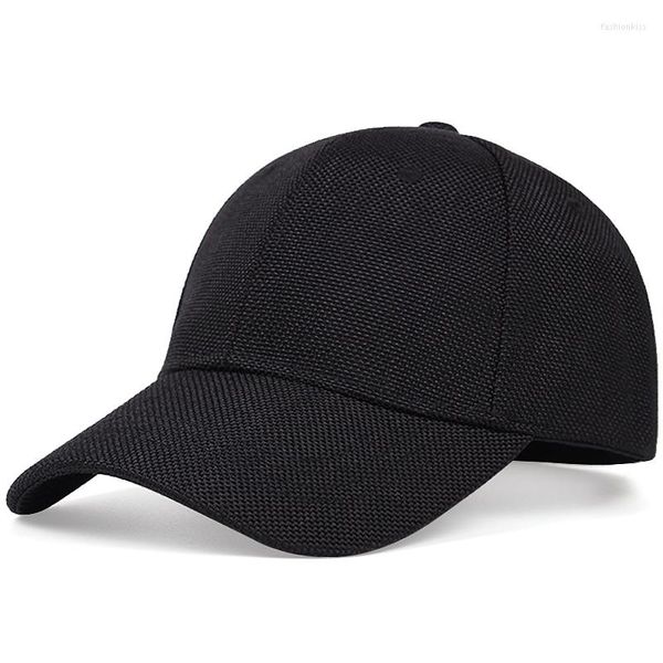 Berets Cotton Black Cap Baseball Men Fashion Casual Adjustable Sun Hat Women Sport Snapback Hats Summer Soild Color Caps For