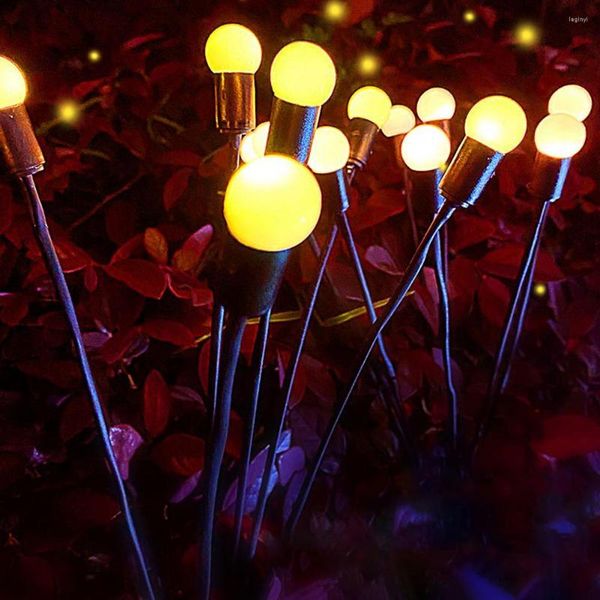 Decorazioni da giardino Lampada da prato Non abbagliante Decorativo durevole Nessun filo richiesto Luci a LED ad energia solare per cortile