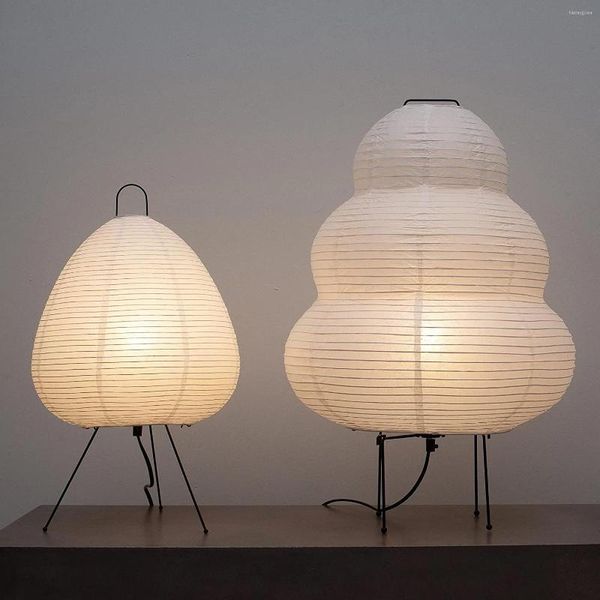 Floor Lamps Japanese Rice Paper Lamp 6000K Dimming Soft Light Bedside For Living Room Bedroom Decor