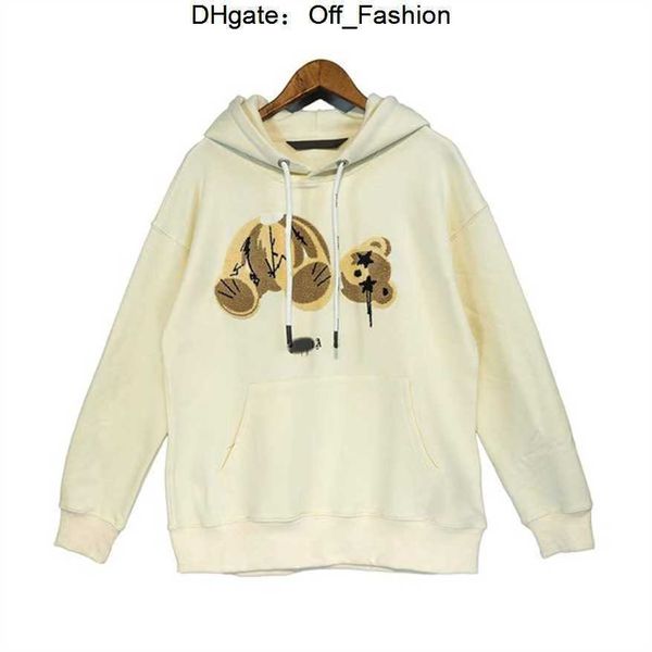 PA Womens Tasarımcı Angels Hoodie Sweater Sweatshirt Sokak Giyim Pamuk Ceketler 23SS Bear Hoodies Sıradan Erkek Hoody Luxury Pullover Kapüşonlu 2023 4R4S PALMS