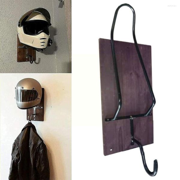 Capacetes de motocicleta Capacete de capacete de gancho de gancho de parede de parede para decoração de escritório em casa SLUVES SHEYS E3D4