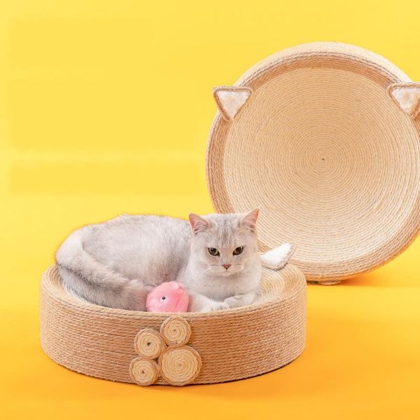 Arranhadores para gatos, placa grande para arranhar, brinquedos para gatos, apontador de garras, produtos para animais de estimação, sisal, poste para arranhões, patas de gato