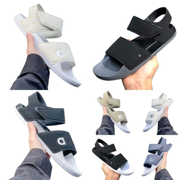 Sandali tacco piatto estate scarpe da spiaggia da uomo hooploop scarpe firmate da donna sandali sportivi open toe cursori esterni scarpe casual antiscivolo scarpe da piscina lettera di lusso