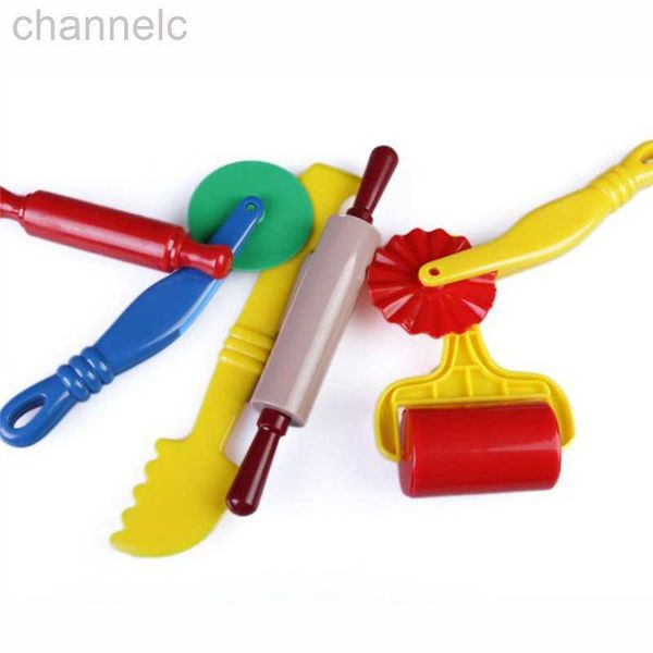 Kil Hamur Modelleme Yeni Yaratıcı 3D Plastikli Araçlar Playdough Set Renk Oyun Model Araç Oyuncaklar Kalıplar Deluxe