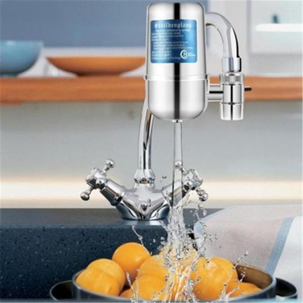 Küchenarmaturen Wasserhahn Wasserfilter 2-Modus-Reinigungsapparat Haushaltshahn mit Keramikkern 8-Schicht-Perkolator