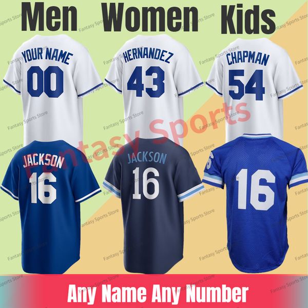 Custom 7 Bobby Witt Jr Jersey Hunter Dozier Salvador Perez Baseball Nicky Lopez MJ Melendez Maglie Michael Taylor Kyle Isbel Brad Keller Ryan OHearn Brett Uomo Bambini