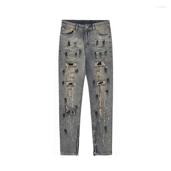 Jeans da uomo DC4360 Fashion Men's 2023 Runway Luxury European Design Party Style Clothing