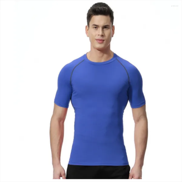 T-shirt da uomo 2023 Abbigliamento fitness estivo Calzamaglia sportiva da uomo PRO Outdoor Running Basket Esercizio Camicia a maniche corte ad asciugatura rapida