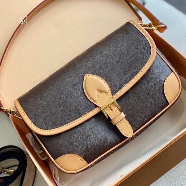 Designer-Tasche Dosen Runde Lauftasche Umhängetaschen Damen Hochwertige DIANE Handtaschen Messenger Bags Geldbörse Damen Lederhandtasche die Tragetaschen