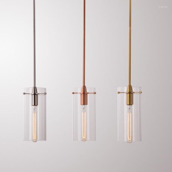 Lâmpadas pendentes Modern Led Iron Hanglamp Luzes de pendurar luzes de luz comercial Lighting Kitchen Barra