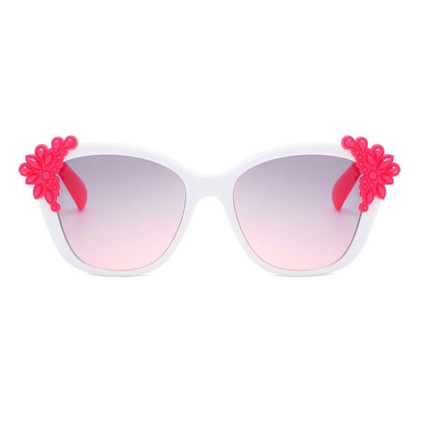 Sonnenbrille gemischt Großhandel Kinder quadratische Form Markendesign hohe Qualität 6 Farben 61014 UV400 Schutz Eyewear