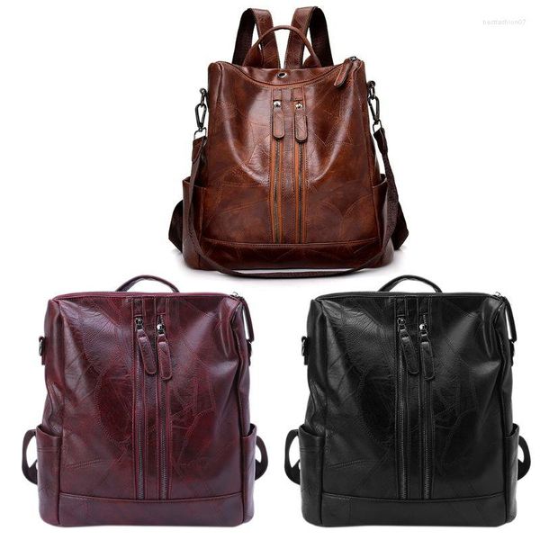 Bolsas escolares viagens de mochila para mulheres conversíveis ombro weekender bag k3kf