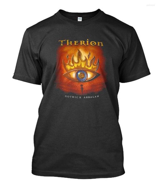 Herren T-Shirts Therion Gothic Kabbalah Old School Swedish Death Metal O-Neck Baumwollhemd Herren Casual Kurzarm T-Shirts Tops Camisetas Mujer