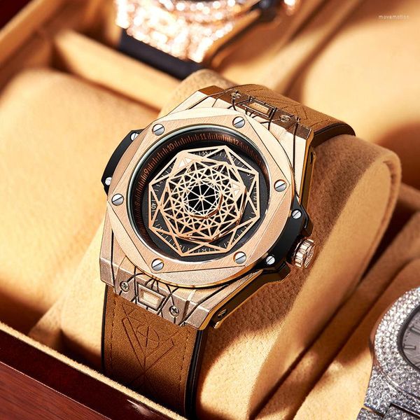 Armbanduhren Kimsdun Creative - Verkäufermarke Silikonuhr Mode Persönlichkeit Herren Student Wasserdicht Quarz
