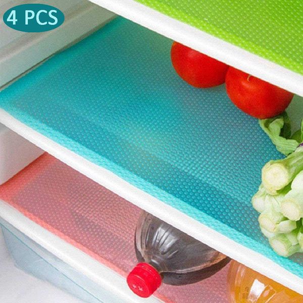 Paspaslar Buzdolabı Ped Yıkanabilir Buzdolabı Paspaslar Astarlar Su Geçirmez Buzdolabı Pedleri Mat Mutfak Rafları Çekmece Masası Paspaslar Buzdolabı Liner Z0502