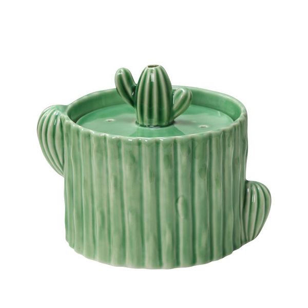 Forniture 2L FONDA DI ACQUA DI CATTO CERAMICA Dinker Cactus Pet Bere Bere BOCCHI