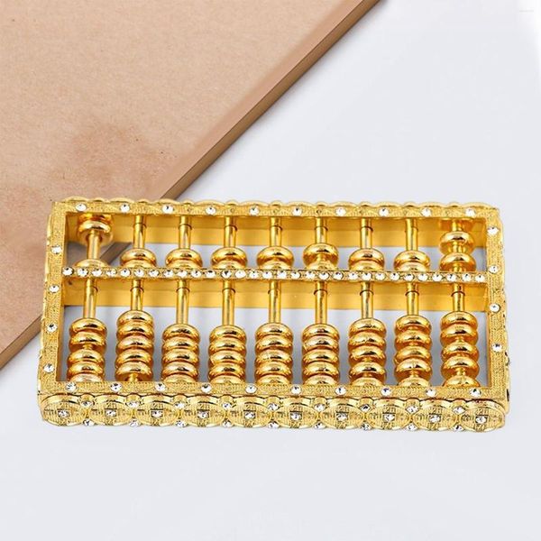 Colares pendentes Mini contagem de contas Abacus Educacional Decoração da China Antiga para Acessório DIY Desktop Ornamentos criando homens Mulheres