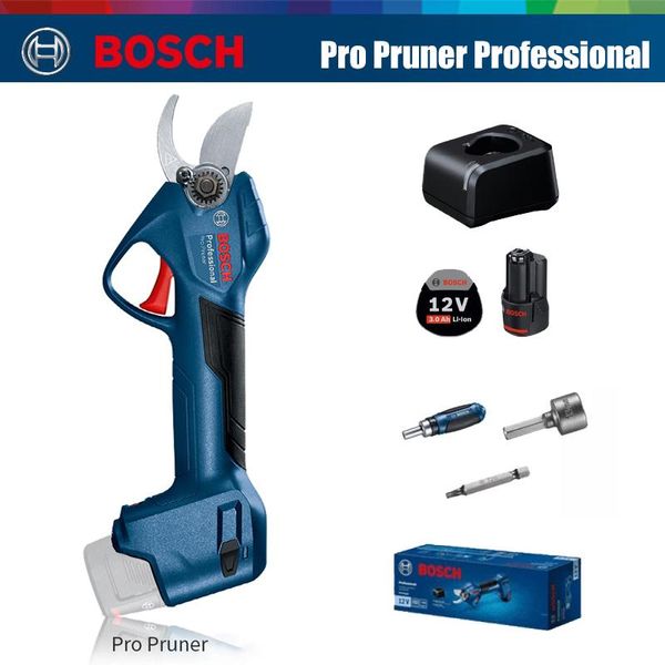 Scharen Bosch Pro Pruner Tesoura de poda sem fio 12V recarregável Tesoura de poda elétrica Tesoura elétrica Cortador sem fio ferramenta elétrica