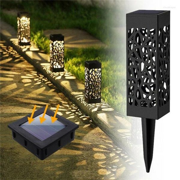 Luci da giardino Luce solare esterna impermeabile Scava fuori Lampada da terra per prato da campeggio Decorazione estiva Gadget per esterni