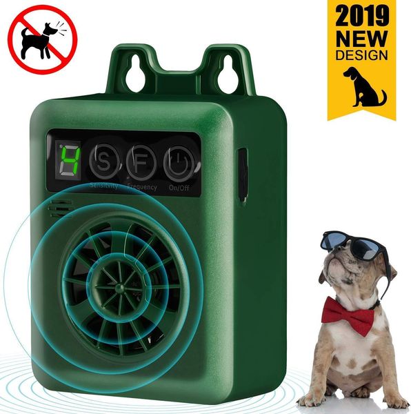 Repellentien Ultraschall-Bellkontrollgerät für Hunde, Anti-Bell-Stopp, wiederaufladbarer LED-Repeller für den Außenbereich, Innenbereich, Stopp ohne Bellen, Trainingsgerät K6