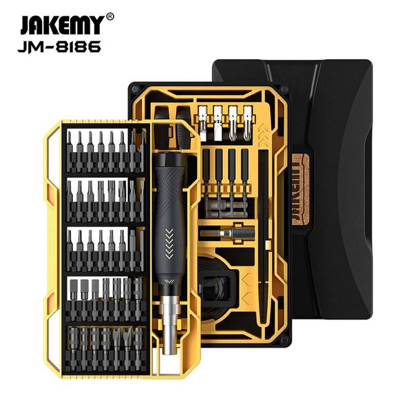 Schroevendraaier Jakemy Precision tornavida seti 83 seti PC için Profesyonel Onarım Aracı ile 1 Manyetik Torx Tornavida Seti İPhone iPad