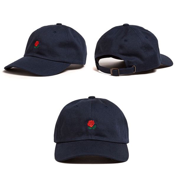 Rose Strackback 6 Panel Baseball Caps Marke Hip Hop Sport für Snapback Sun Gorras Männer Strapback Visier Hüte Golf