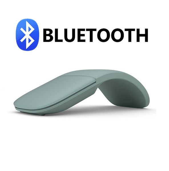 Беспроводная молчаливая Bluetooth Mouse Bt Arctouch Mouse Portable Slim Wireless Flowable Mini Mini Computer Mice для ноутбука для ноутбука Mac iPad iPad