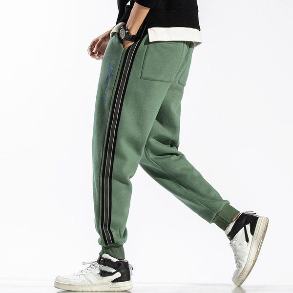 Pantaloni M6XL 95% cotone pantaloni della tuta pantaloni da uomo nero verde felpa pantaloni casual 2021 streetwear primavera AUTUNNO