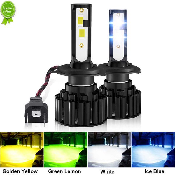 H7 LED Car farol 20000lm 3570 CSP H4 6000K HB3 HB4 9005 9006 H8 H11 H9 LED LED 12V MINI AUTOMENTO AUTO